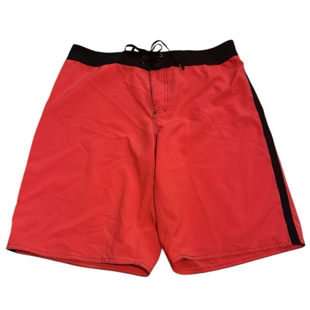 HANG TEN BOARD SHORTS, VELCRO TIE STRING MEN’S SIZE 34